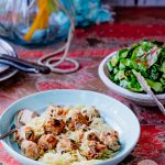 P2 hCG Diet SP/AP Recipe: Chicken Sauerkraut Meatballs w/ Wilted Chard - 186 calories - hcgchicarecipes.com - protein + veggie meal